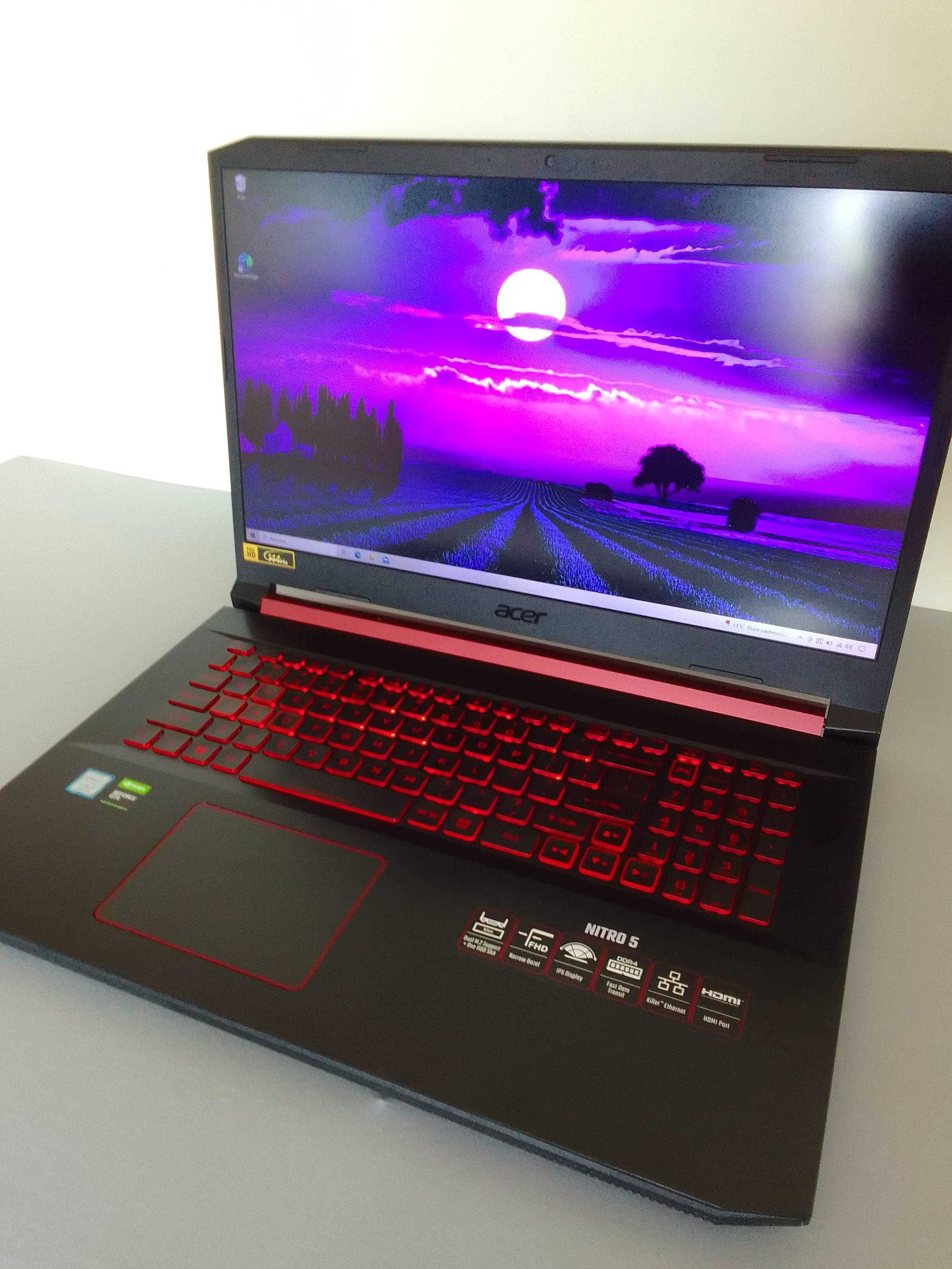 Acer Nitro 5 AN517 i7 9Gen. 1660TI 1.5TB GB, Stan BDB
