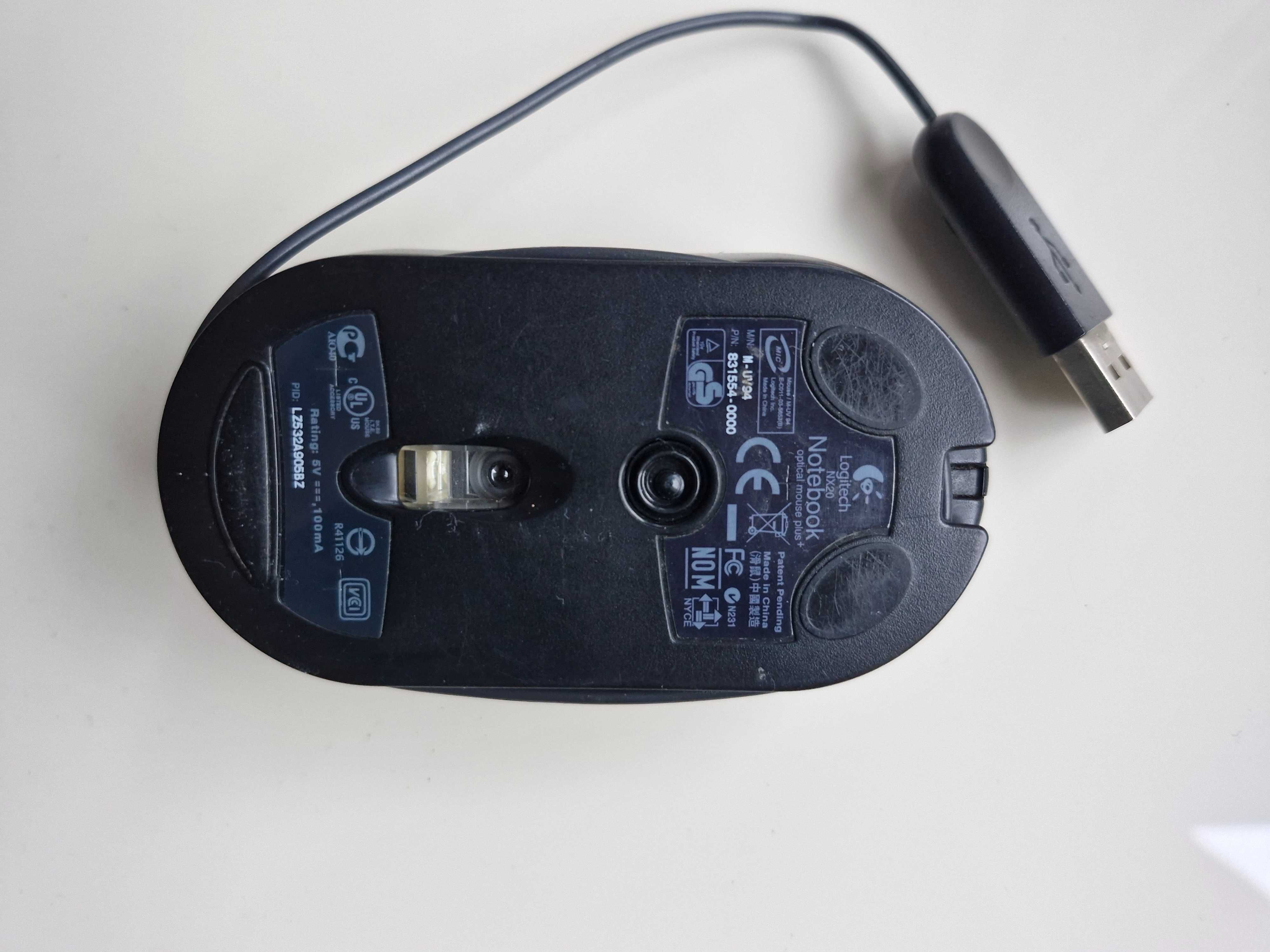 Mysz LOGITECH NX20 Notebook Optical plus