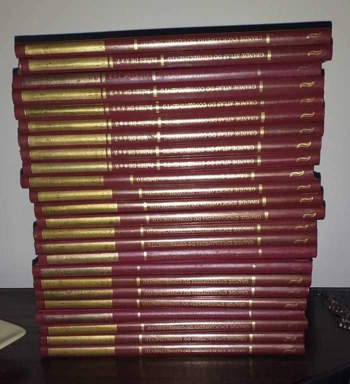 Grande Enciclopédia do Conhecimento (16 Vol.) - Oferta de Atlas 8 Vols