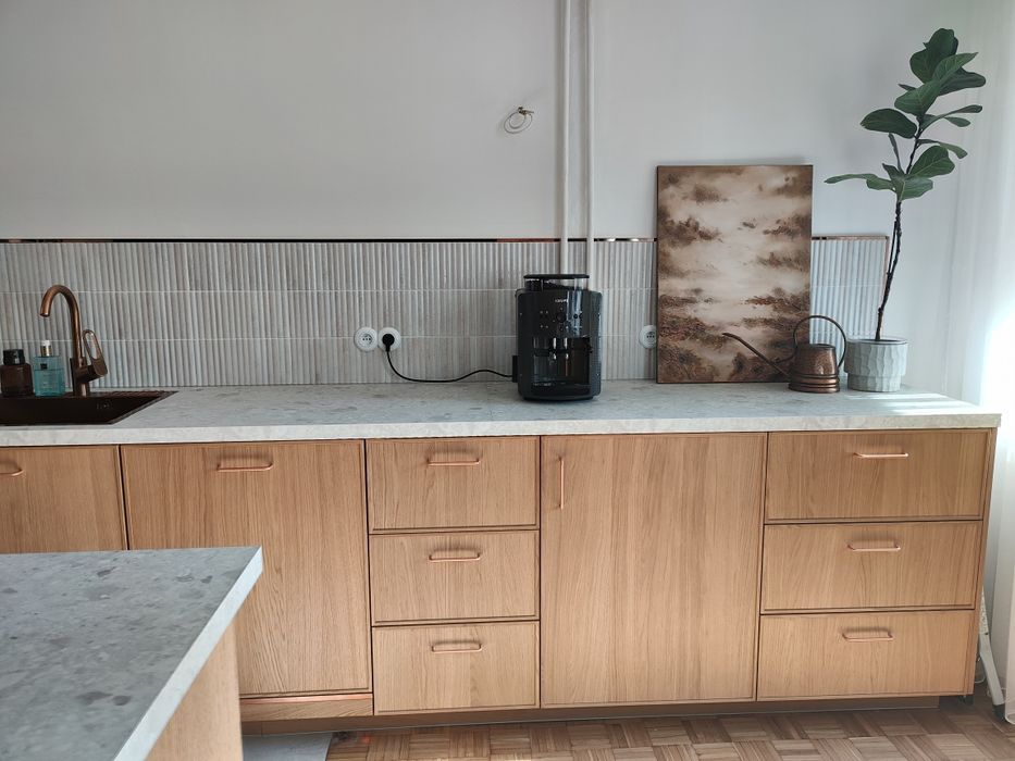 Blat kuchenny laminowany terrazo crema