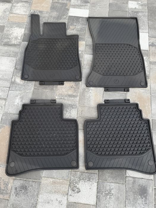 Оригінальні Коврики Mercedes W222 , коричневого кольору