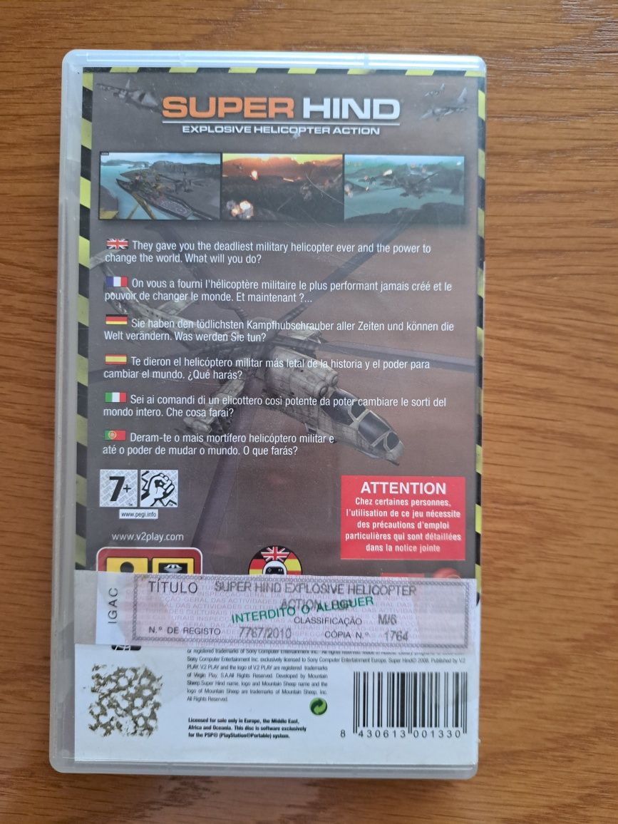 Jogo PSP 2 SUPER Hind
