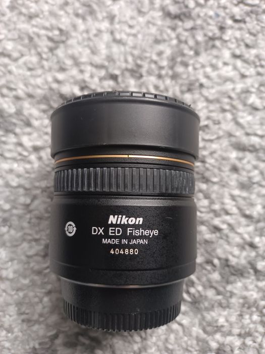 Obiektyw fishey rybie oko nikon 10.5 mm