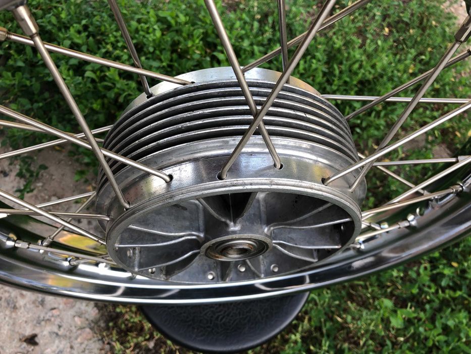 Новое колесо Jawa, Ява 360-250 Старушка