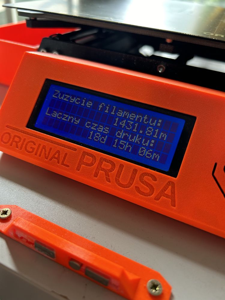 Drukarka 3D Prusa MK3S, obudowa, dysze i filamenty, BOGATA WERSJA