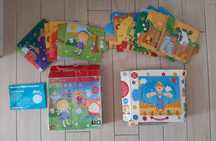 Puzzle interaktywne Giant peekaboo puzzle 2 szt angielskie rymowanki