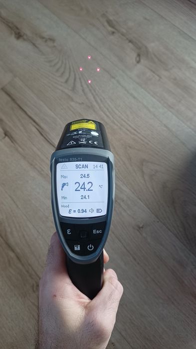 Pirometr miernik laserowy testo 835-T1 profesjonalny