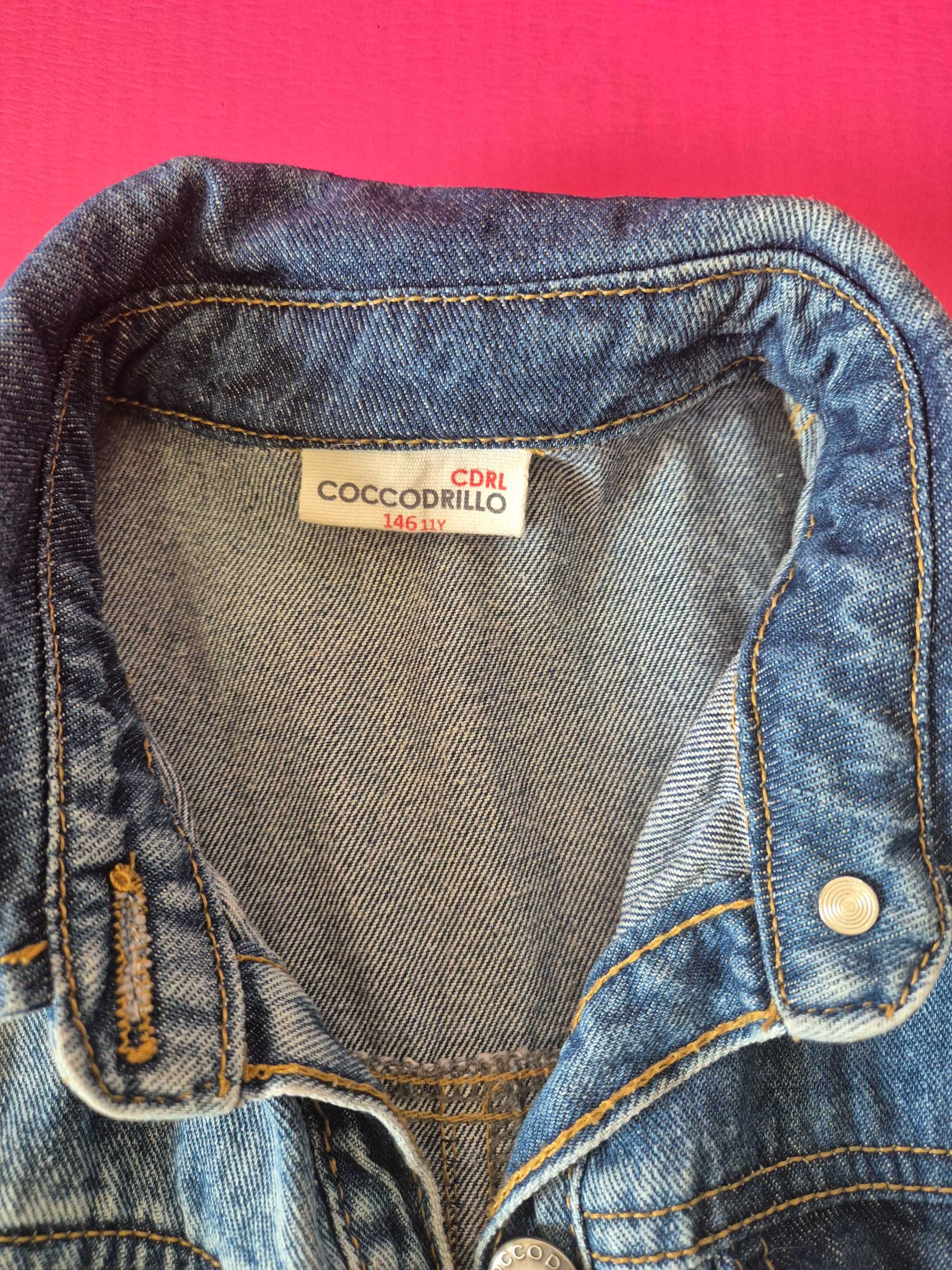 Sukienka jeansowa Coccodrillo rozmiar 146