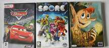 3 gry MAC i PC; Spore, Auta i Snap