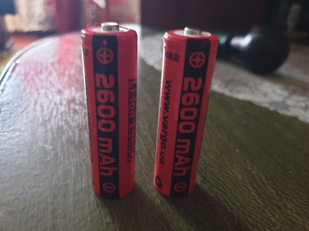 Аккумулятор VARGO  18650 2600mah 3,7V