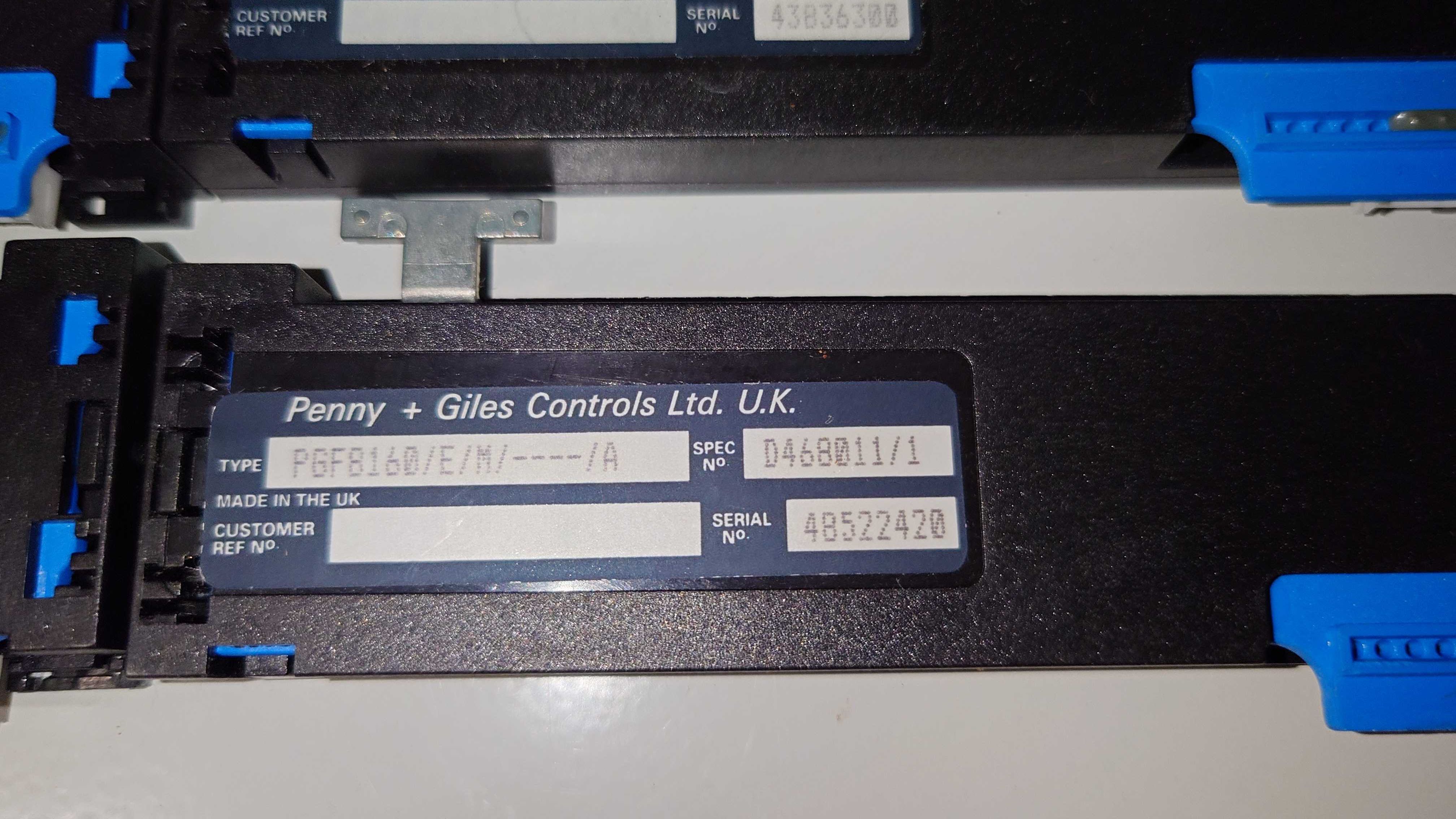 Faders Penny and Giles P&G PGF 8160 e 8120