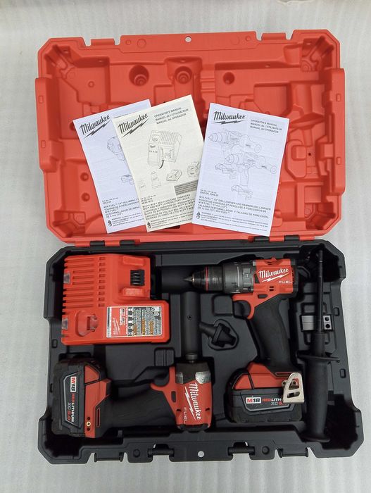 Топовий набір шуруповертів Milwaukee 3697-22 M18 FUEL, Оригінал