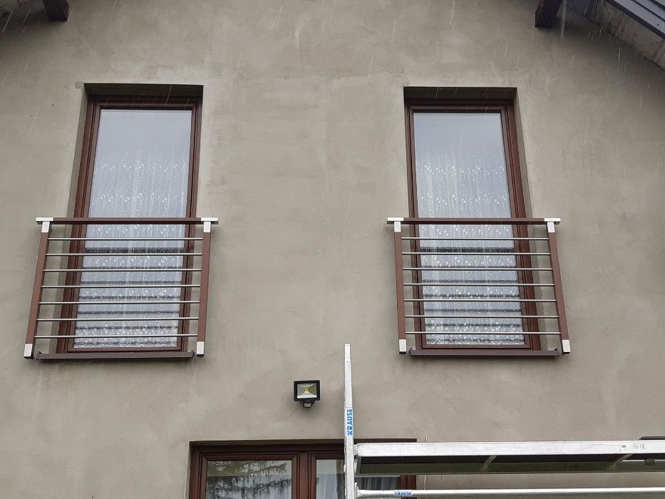 Balkon francuski portfenetr balustrada Standard montaż aluminium wysył