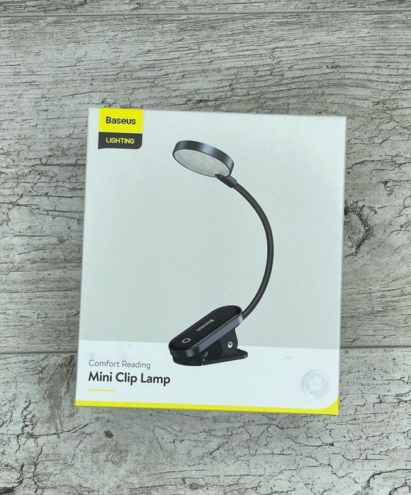 Светильник Baseus Comfort Reading Mini Clip Lamp Dark Gray Базеус