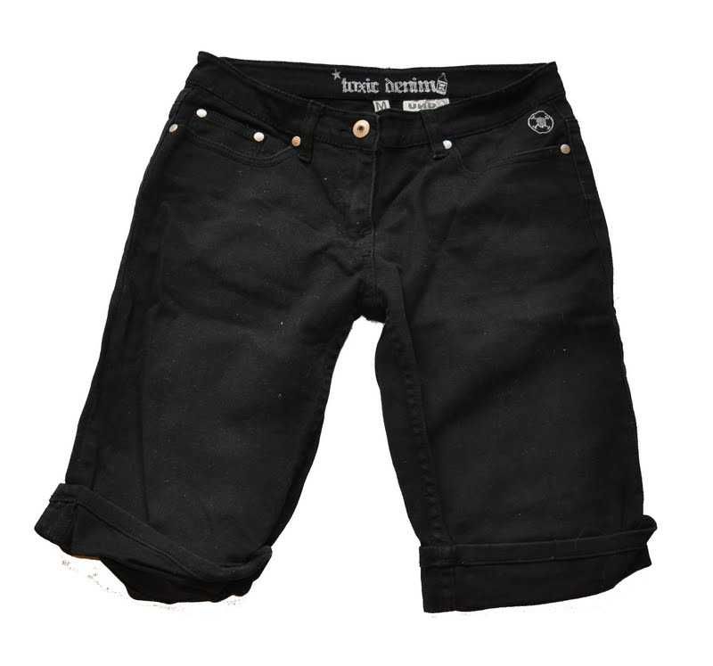 Und New Yorker jeans czarne bermudy r.M szorty rybaczki