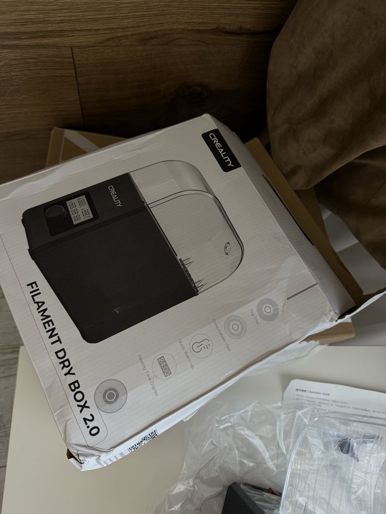 Сушарка для ниток Creality, FILAMENT DRY BOX 2.0 оновлений вентилятор