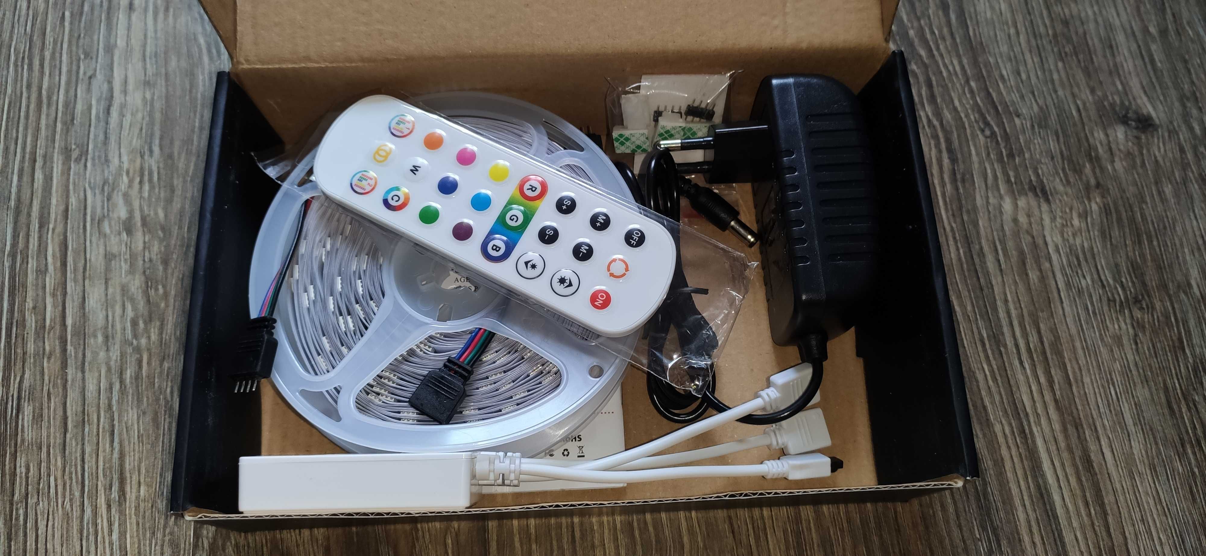 Світлодіодна led стрічка HOVVIDA WiFi 20м RGB 5050 Alexa Google інші