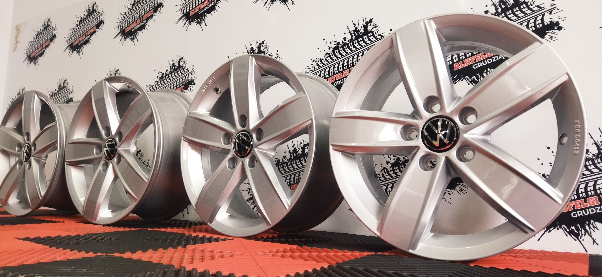 Alufelgi OEM Volkswagen 16" 5x112 6.5jx16H2 ET48 Touran Audi Skoda