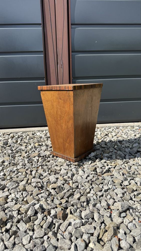 Kosz art deco mahoń unikat