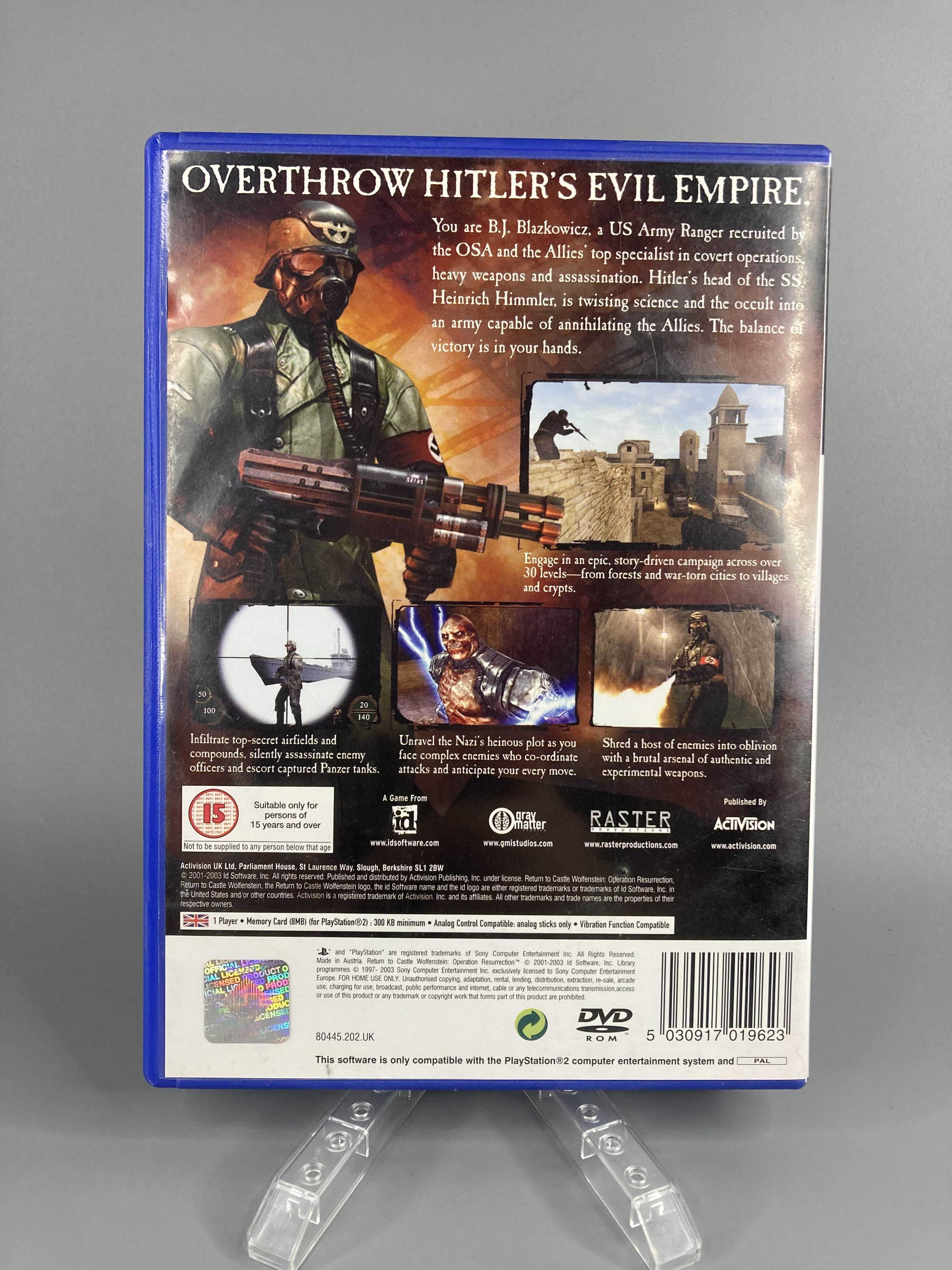 Return to Castle Wolfenstein: Operation Resurrection PS2