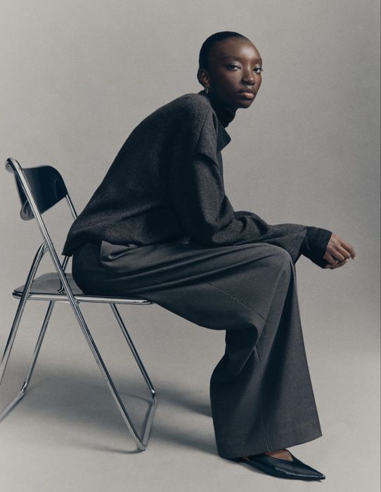 Брюки класичні широкі H&M