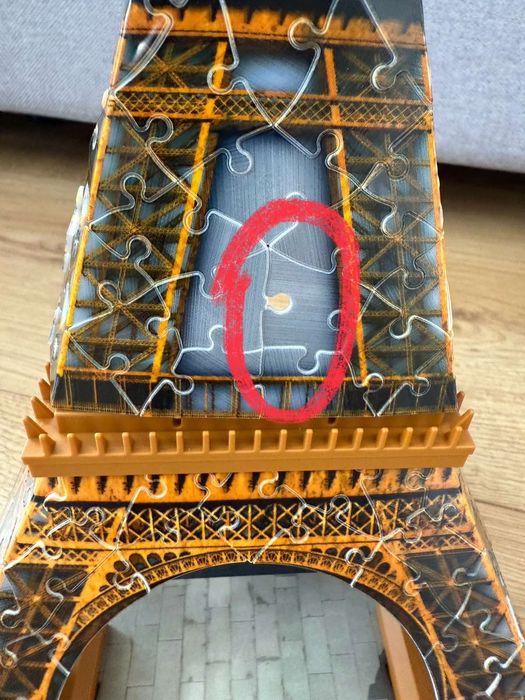 Puzzle 3D wieża Eiffla Ravensburger