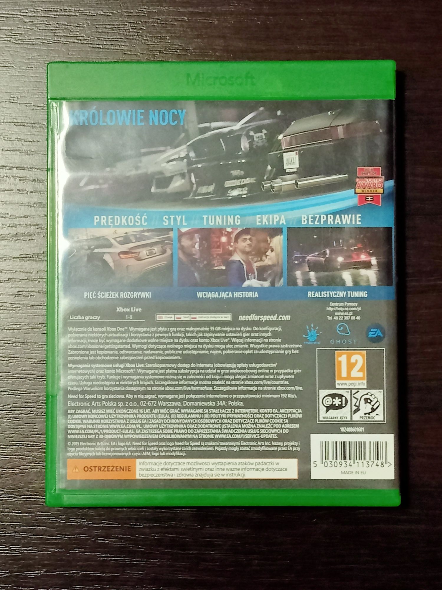 Need for Speed Gra na Xbox One