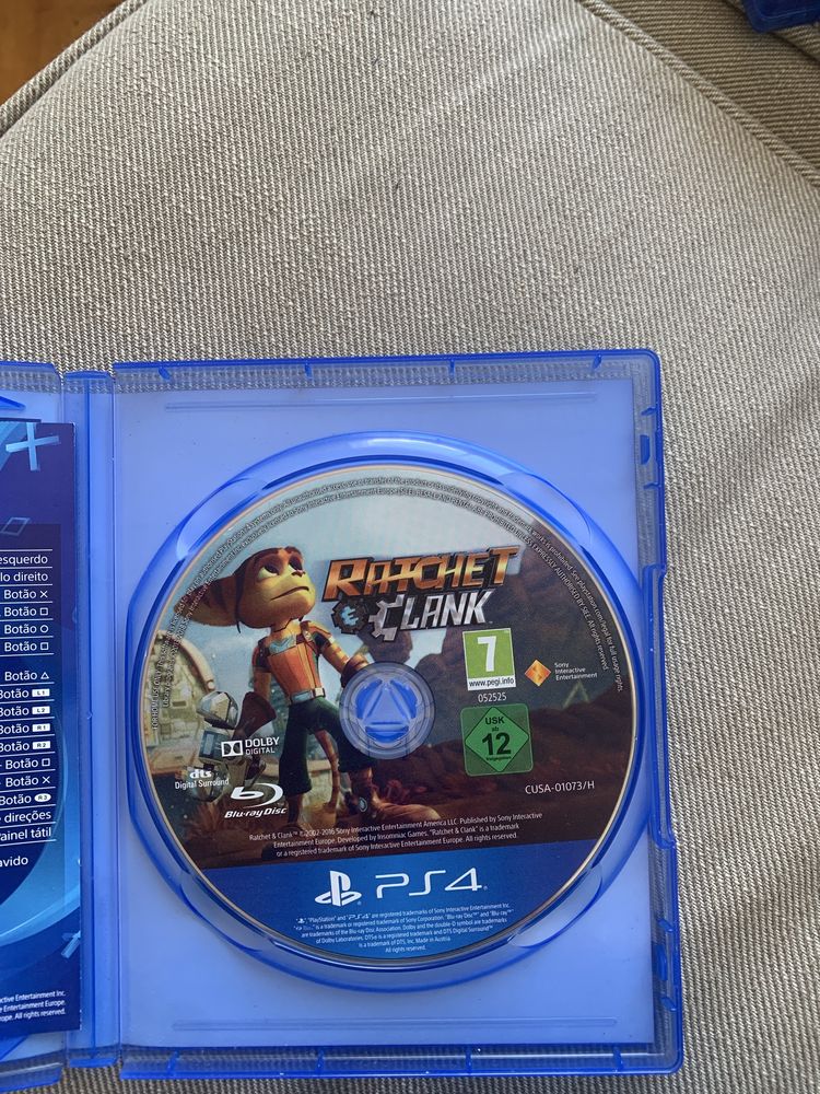 CD de playstation 4 Ratchet & Clank