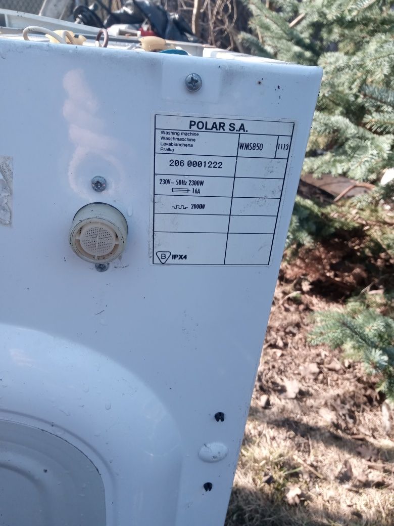 Pralka polar na części wms850 stan nieznany