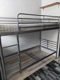 Łóżko piętrowe metalowe Ikea