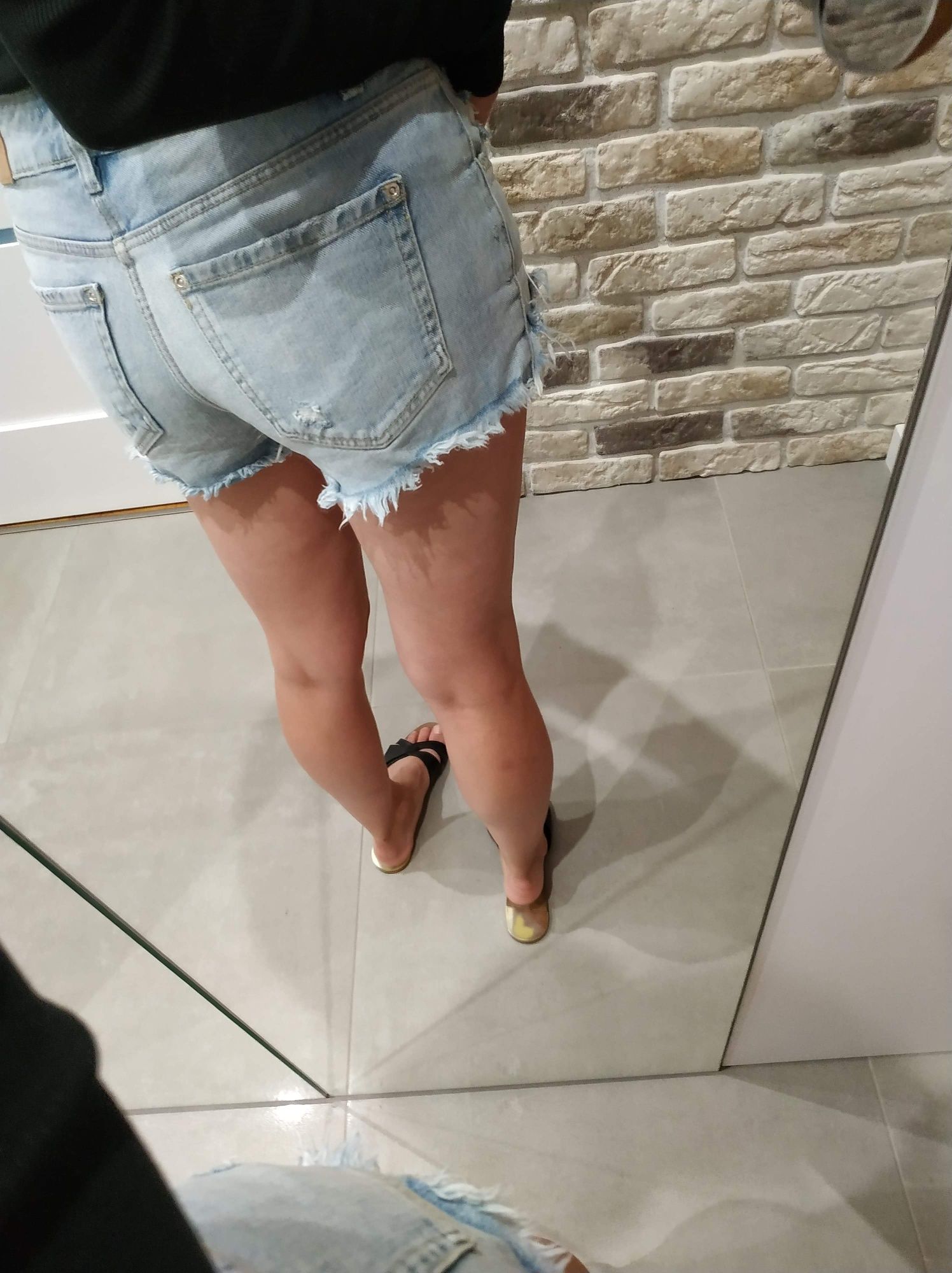 Spodenki szorty dżinsowe 34 XS Zara