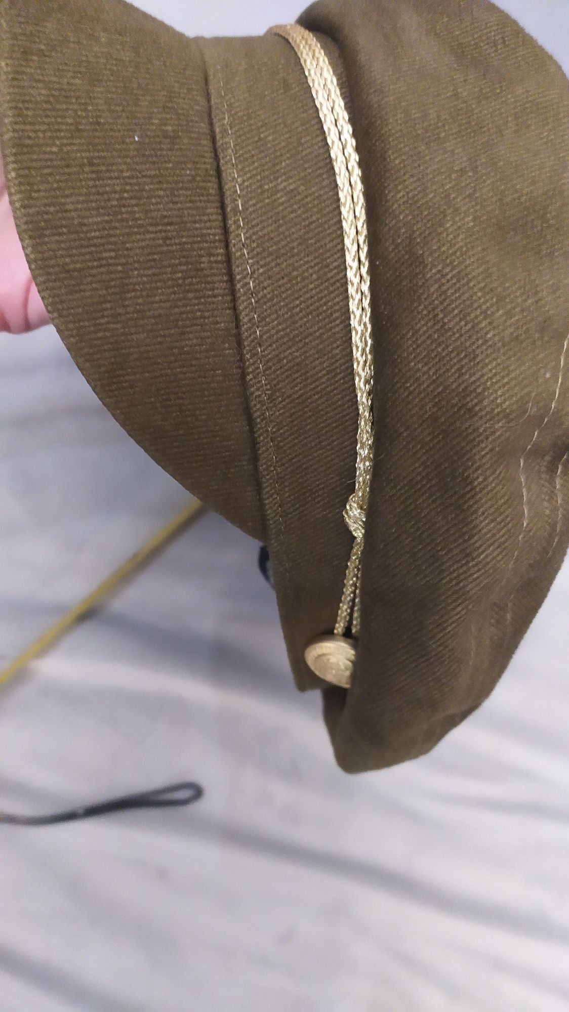 Nowa czapka z daszkiem zielona khaki roz. 56 cm