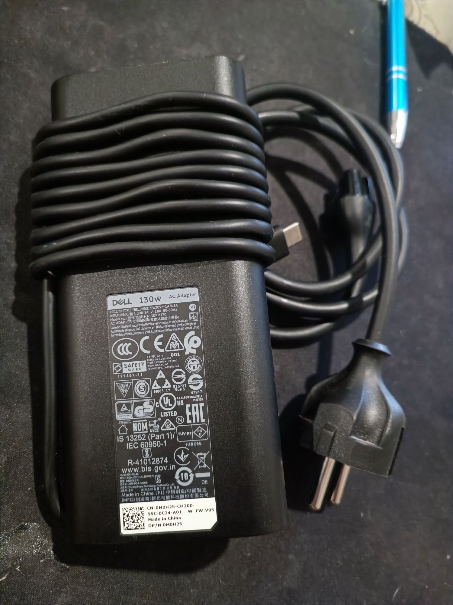 Oryginalny zasilacz DELL 130W USB-C