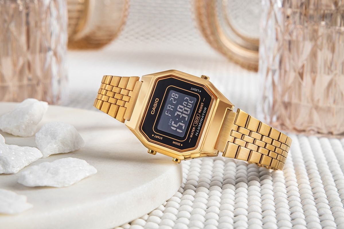 zegarek damski casio vintage la680wga-1bdf + box