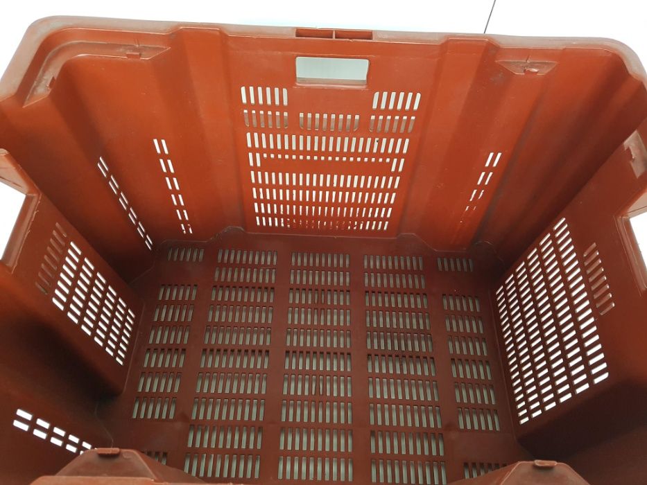 Pojemnik 80x60x44cm Plastikowy Skrzynka Kosz Magazynowy Transportowy