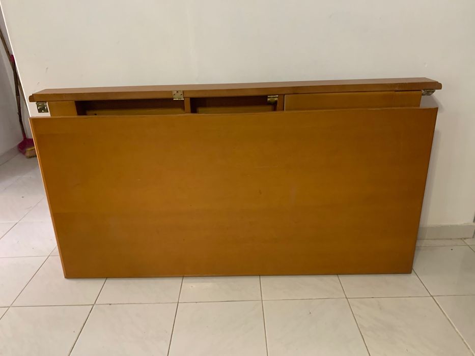 Mesa dobrável de cozinha madeira maciça