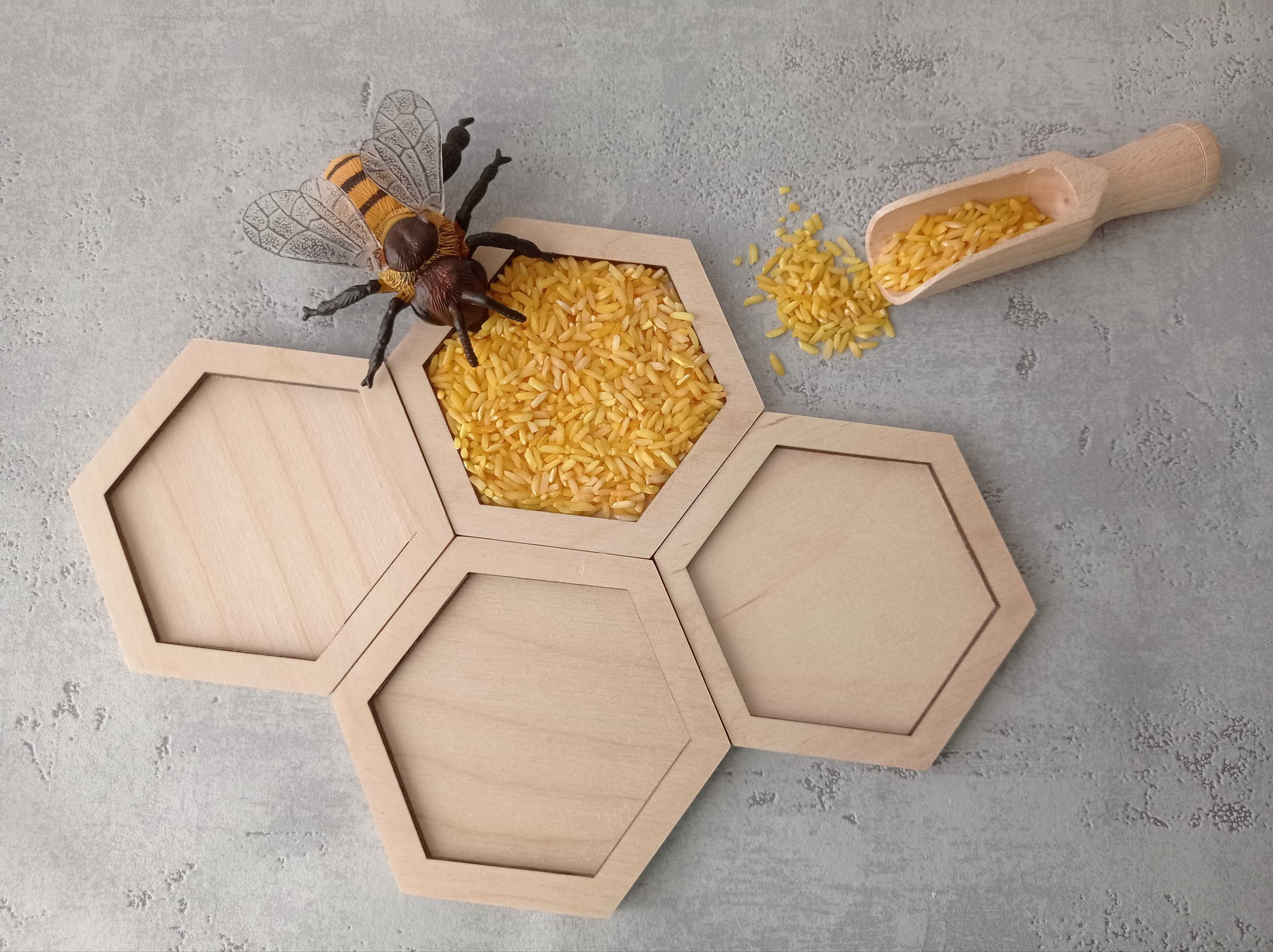 Baza heksagon ścieżka sensoryczna sensorki 8 cm 12 szt