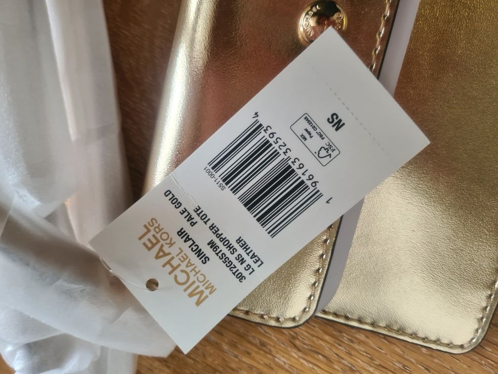 Michael Kors  Torebka Sinclair złota nowa
