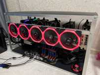 Майнінг ферма MSI GTX 1660 SUPER 6GB.