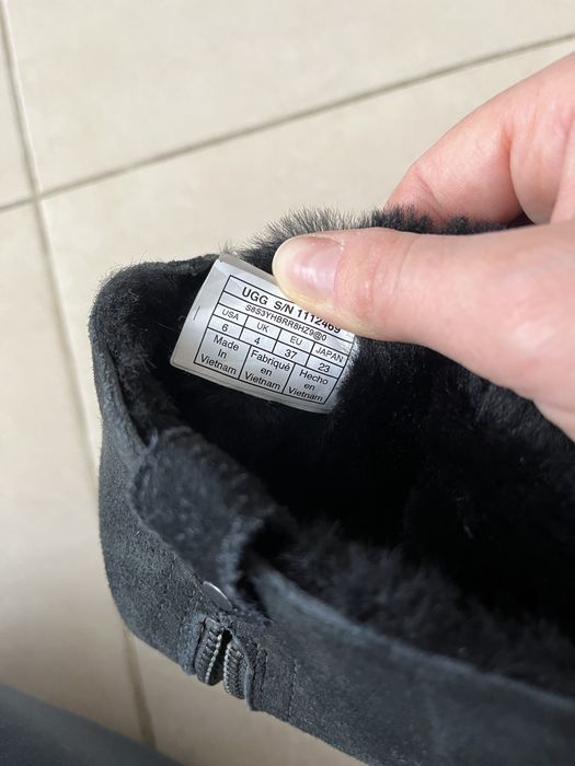 Ugg śniegowce czarne zamszowe damskie 36 37