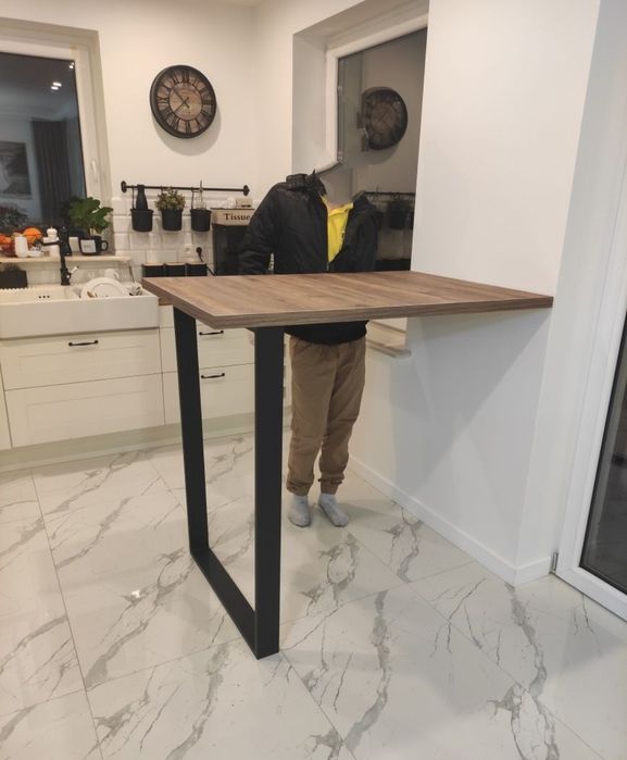 Nowy barek loft ( noga ze stali + blat) na zamówienie