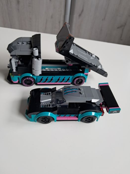 Lego city 60406 samochód wyścigowy z lawetą