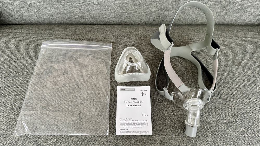 Маска сіпап ротоносова BMC F5A cpap mask, Resmed, ивл, швл,храп, апноє