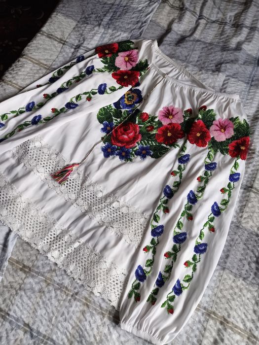 Сорочка вишита бісером
