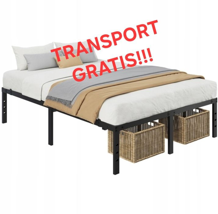 Łóżko 160x200 140x200 Loft rama małżeńskie stelaż metalowe