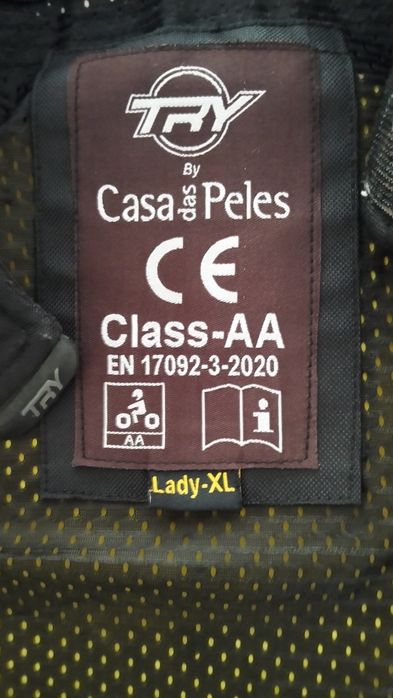 Casaco motard casa das peles