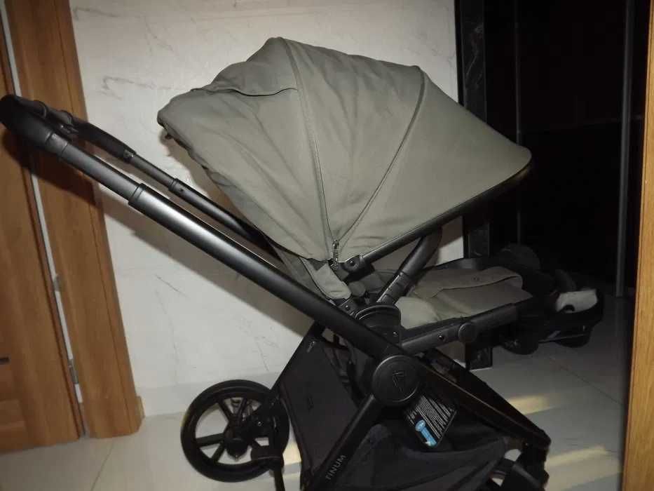 Venicci Tinum Edge Moss 3w1 j.Nowy Fotelik Cybex cloud z /Cybex M