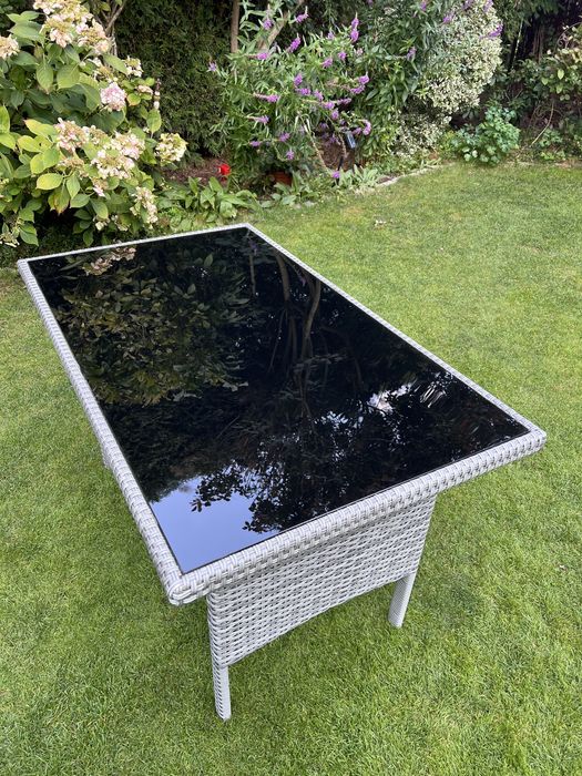 Stół ogrodowy z technorattanu 120x70x70