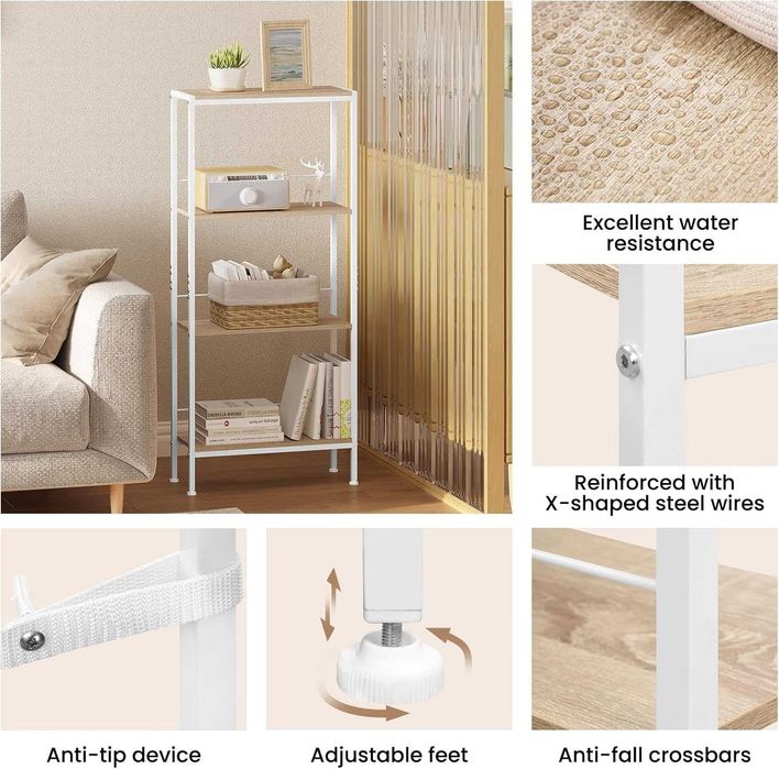 Nowy regał wnękowy / półka / szafka / organizer / WOLTU !A1473!