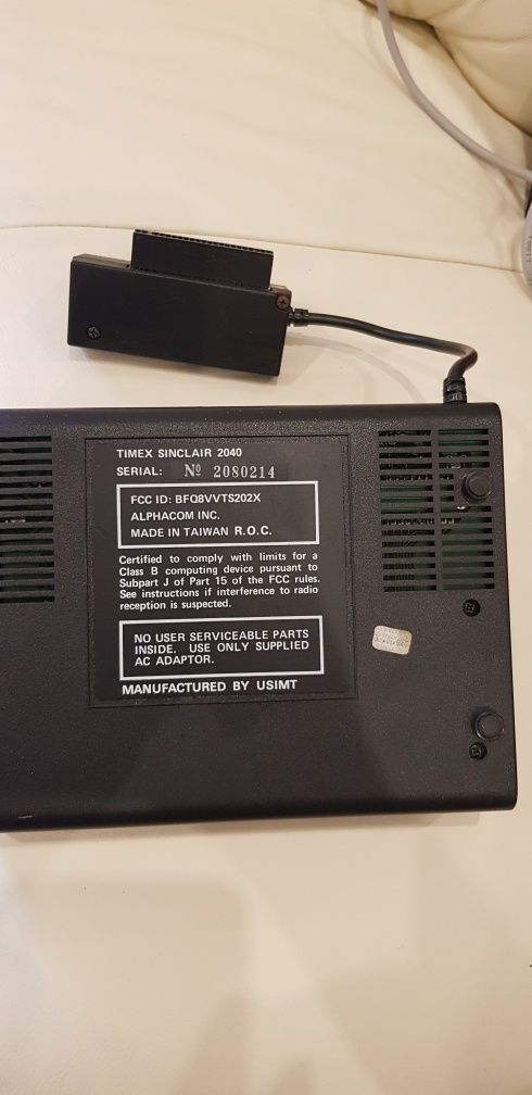 Impressora Sinclair Timex Printer 2040
